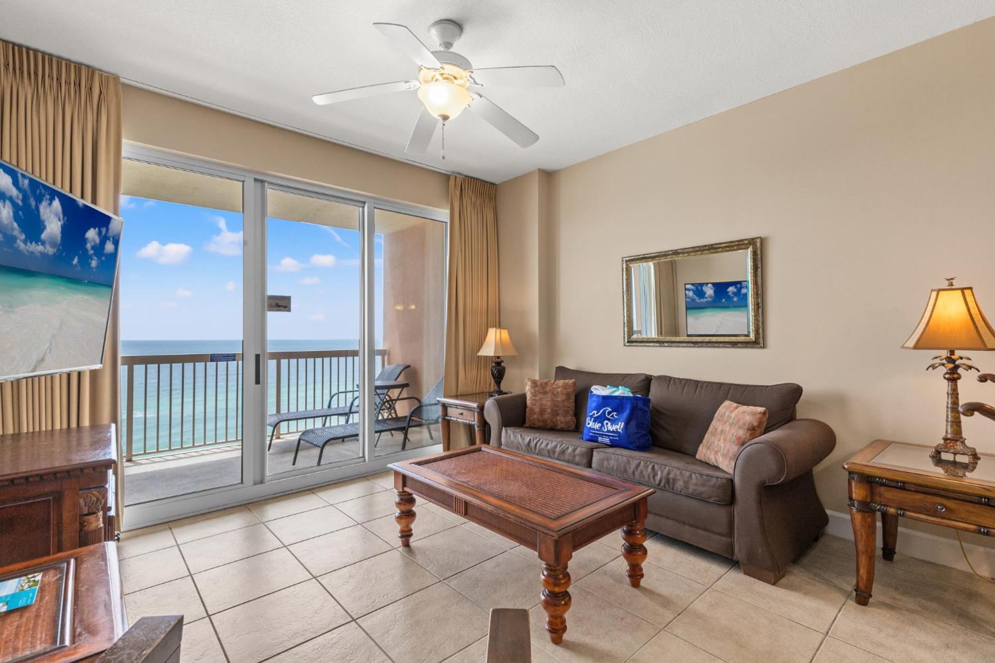 Gulf Front Master Br In Sunrise With Amazing Views! Sleeps 7! Panama City Beach